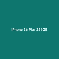 iPhone 16 Plus 256GB in Titanium Gray, showcasing its large 6.9-inch screen and sleek design.