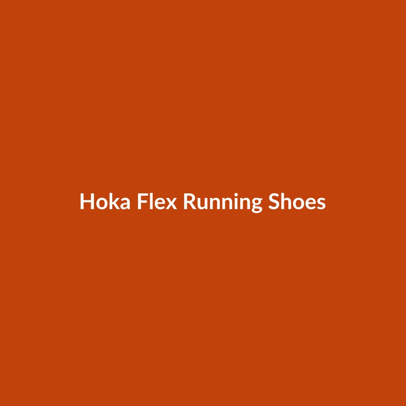 Hoka Flex Running Shoes in Green, Black, White, and Neon Yellow for intermediate athletes.