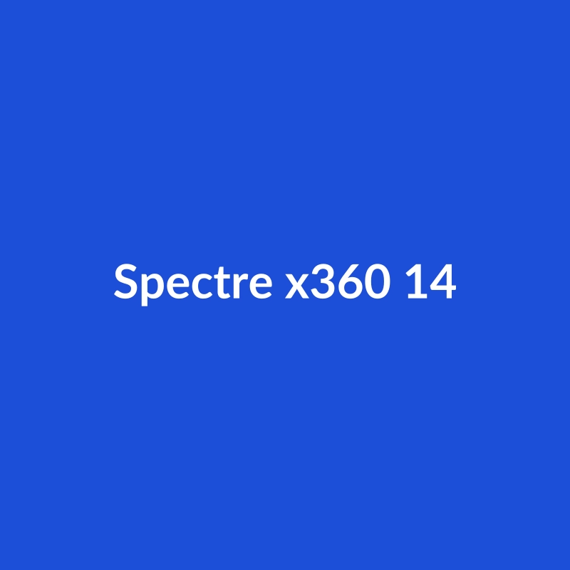 HP Spectre x360 14-inch laptop in Silver, White, or Space Gray with AMD Ryzen 7 processor and 64GB RAM.