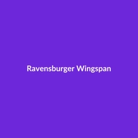 Ravensburger Wingspan board game box featuring colorful bird illustrations and game components.