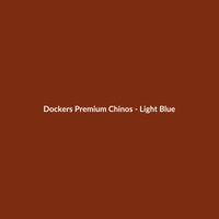 Dockers Premium Chinos in Light Blue, Men's Relaxed Fit Denim Pants