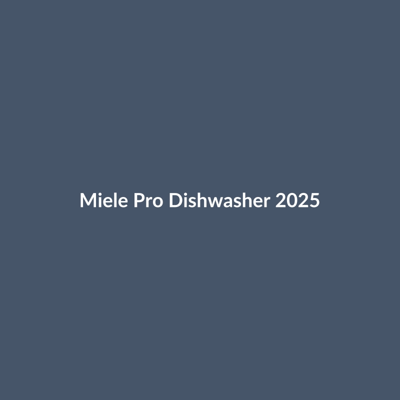 Miele Pro Dishwasher 2025 in Stainless Steel, Matte Black, and Navy color options, featuring smart Wi-Fi connectivity.