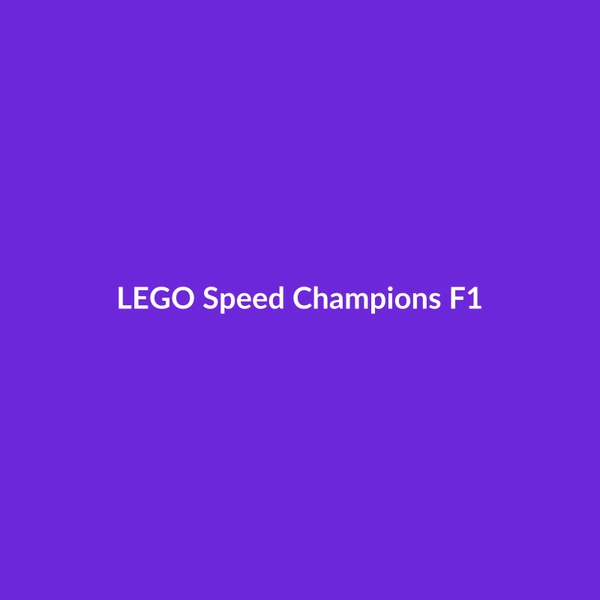 LEGO Speed Champions F1 - 2