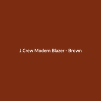 J.Crew Modern Blazer in Brown, a classic fit linen jacket for men.