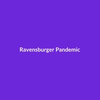 Ravensburger Pandemic board game box showing disease outbreak theme and player pieces.