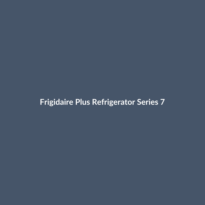 Frigidaire Plus Refrigerator Series 7 in Navy, White, or Stainless Steel with Google Home smart features.