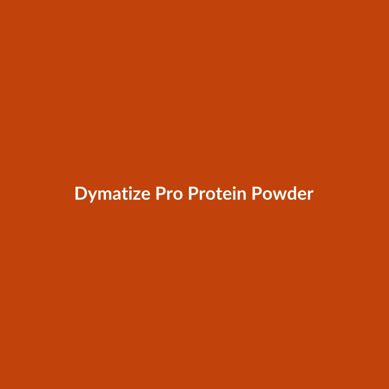 Dymatize Pro Protein Powder tub in Orange and Black packaging, Cookies & Cream flavor, 48 servings.