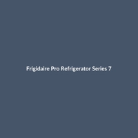Frigidaire Pro Refrigerator Series 7 in White and Navy, featuring smart Wi-Fi connectivity.
