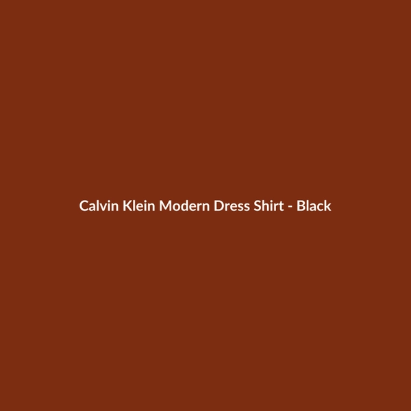 Calvin Klein Modern Dress Shirt - Black - 2
