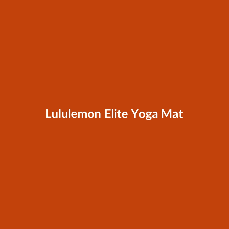 Lululemon Elite Yoga Mat in Gray, Black, Orange, and Red, ideal for beginner yoga and CrossFit.