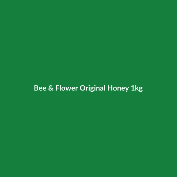 Bee & Flower Original Honey 1kg - 2