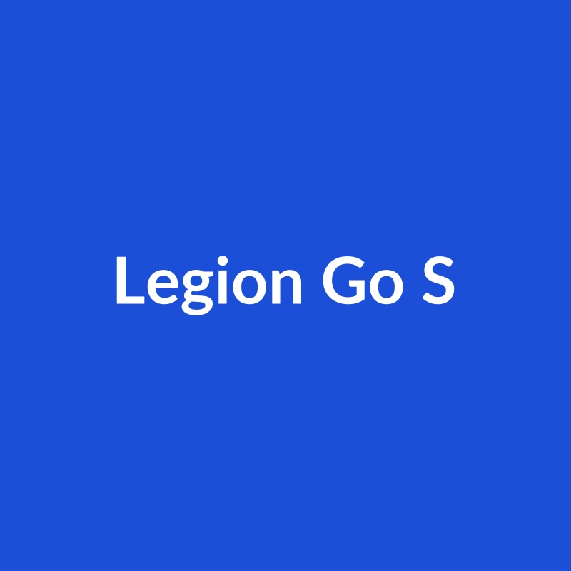 Lenovo Legion Go S handheld gaming PC in Dark Green, showcasing its 13.3-inch 120Hz IPS display and powerful components.