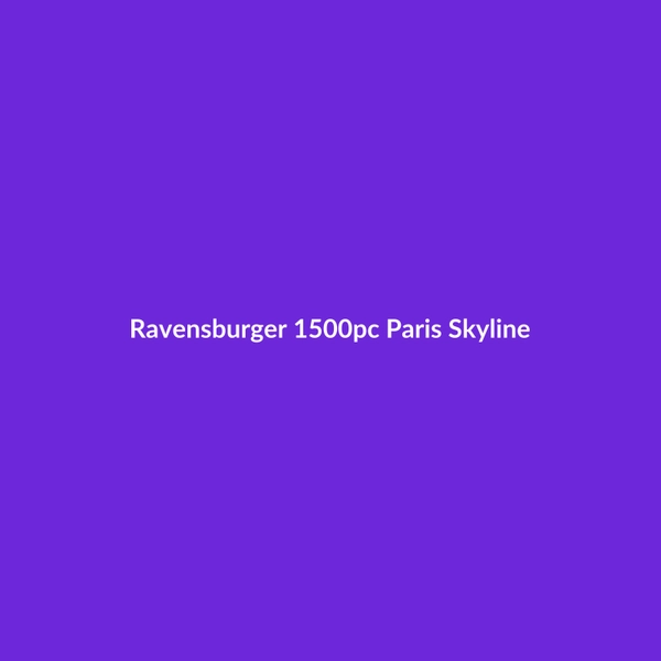 Ravensburger 1500pc Paris Skyline - 2