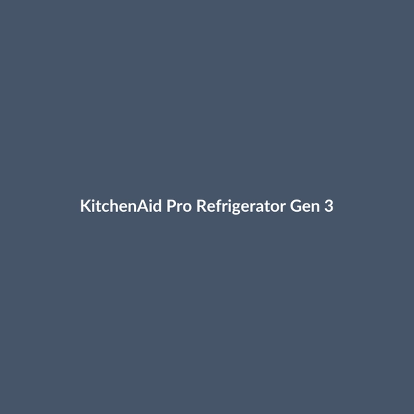 KitchenAid Pro Refrigerator Gen 3 - 2
