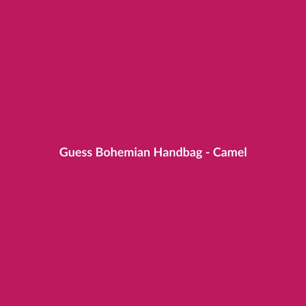 Guess Bohemian Handbag - Camel - 2