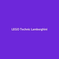 LEGO Technic Lamborghini model with 3326 pieces, suitable for ages 8-12, made with metal components.