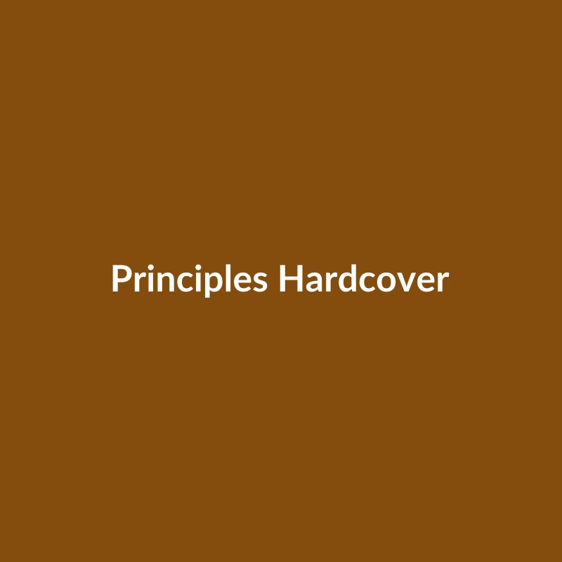 Principles by Ray Dalio Hardcover Book - Business Strategy and Life Lessons