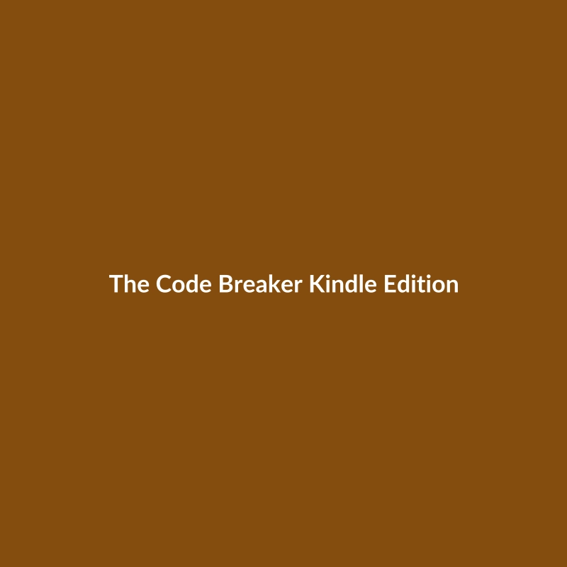 The Code Breaker Kindle Edition by Walter Isaacson, a book about science and technology.