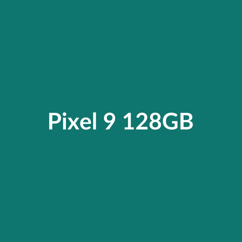 Google Pixel 9 smartphone in Green and Purple colors, showcasing its 6.5-inch screen and camera.