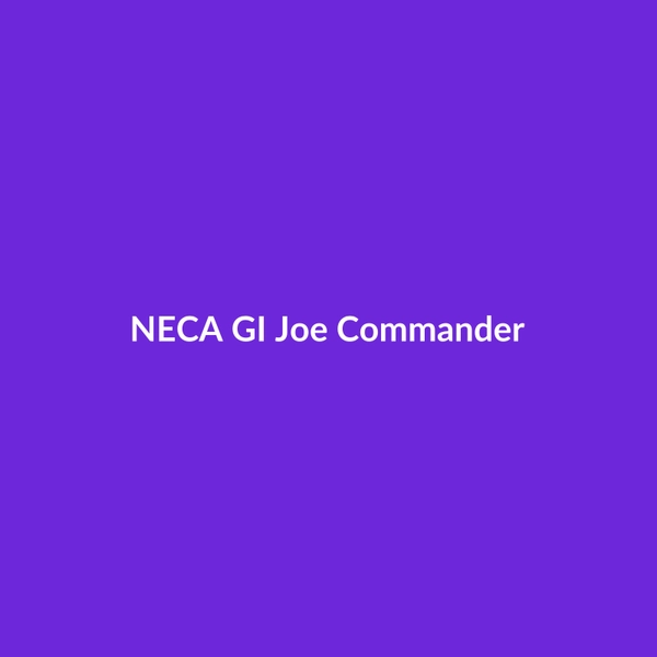 NECA GI Joe Commander - 2