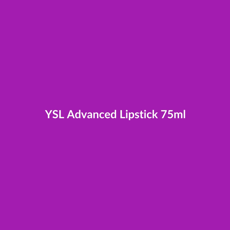 YSL Advanced Lipstick 75ml tube, featuring a luxurious design and promising anti-aging and hydrating benefits for combination skin.
