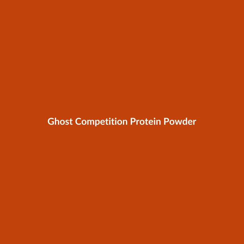 Black Ghost Competition Protein Powder tub with Vanilla flavor, 57 servings, for HIIT workouts.