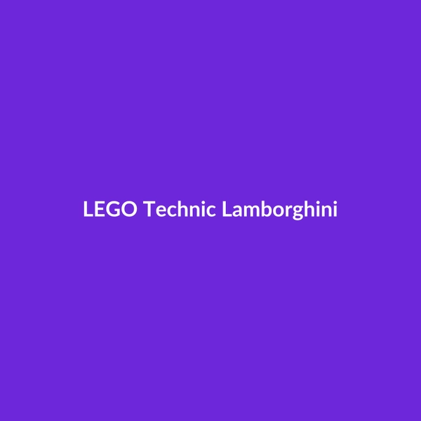 LEGO Technic Lamborghini - 2