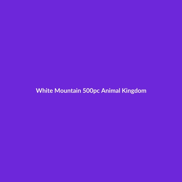 White Mountain 500pc Animal Kingdom - 2