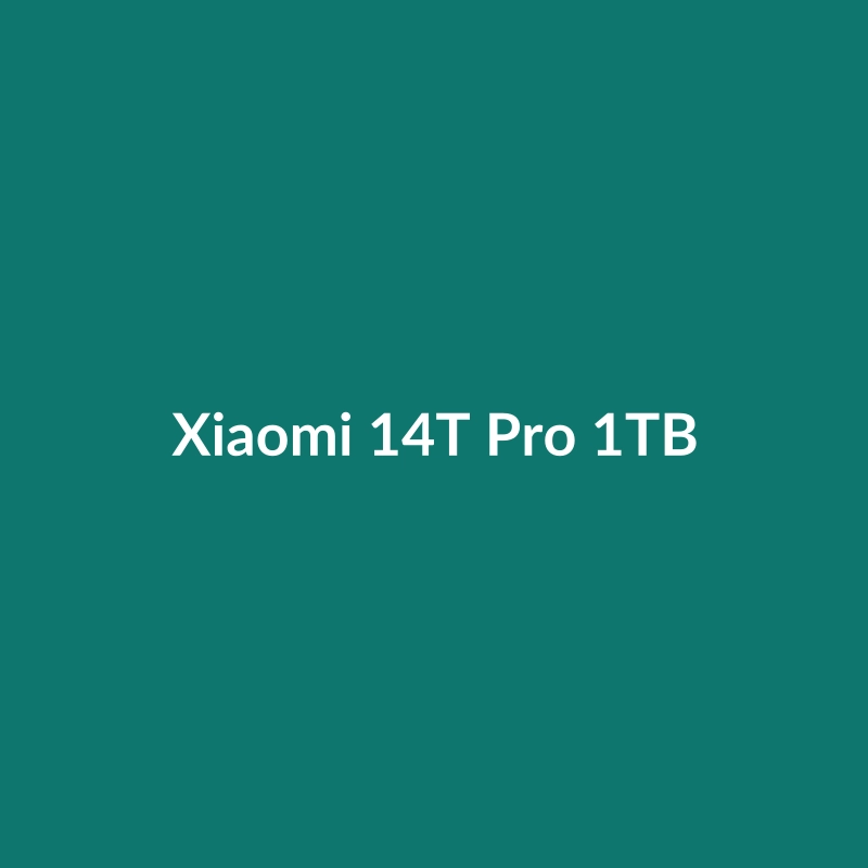 Xiaomi 14T Pro 1TB smartphone in Blue, Gold, Green, Pink, or Titanium Gray with 5G connectivity and Android 15.