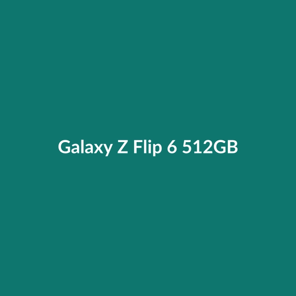 Galaxy Z Flip 6 512GB - 2
