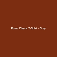 Puma Classic T-Shirt in Gray, Men's Nylon, Classic Fit
