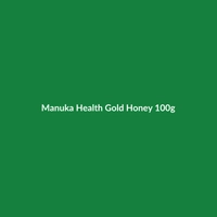 Manuka Health Gold Honey 100g jar, a premium honey product from India.