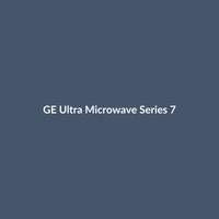 GE Ultra Microwave Series 7 in Stainless Steel and Black with smart features, dimensions 50x66x50cm.