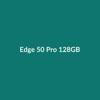 Motorola Edge 50 Pro 128GB smartphone in Black, Green, Purple, Pink, or Titanium Gray with a large display.