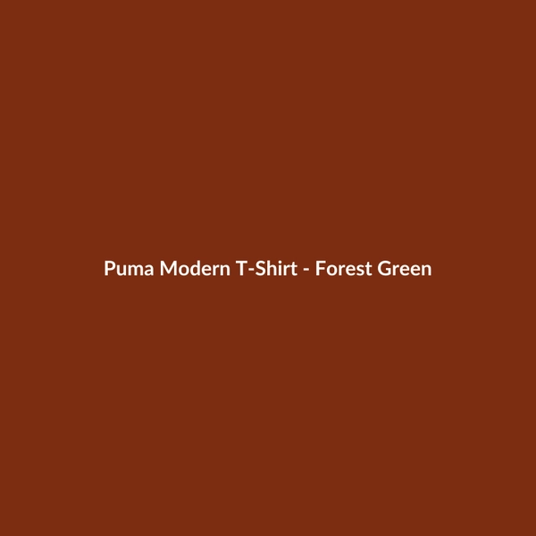 Puma Modern T-Shirt - Forest Green - 2