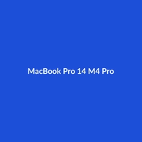 MacBook Pro 14" M4 Pro laptop in White or Dark Green, with Apple M4 chip, NVIDIA RTX 4080 GPU, 16GB RAM, 256GB SSD, and 120Hz Liquid Retina display.
