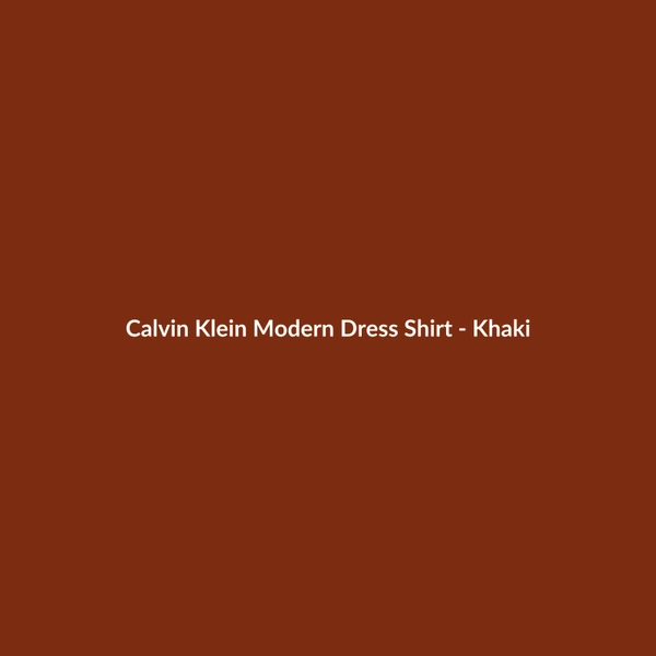 Calvin Klein Modern Dress Shirt - Khaki - 2