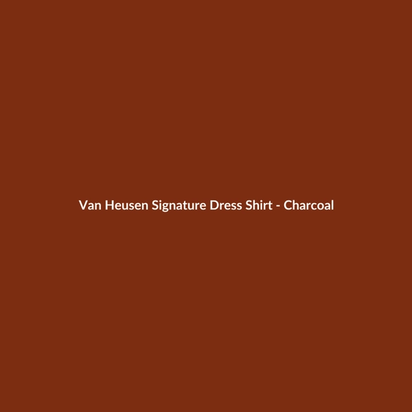 Van Heusen Signature Dress Shirt - Charcoal - 2
