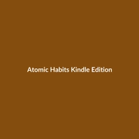 Atomic Habits Kindle Edition book cover by James Clear, a popular Non-Fiction self-help book.