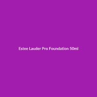 Estee Lauder Pro Foundation 50ml bottle, formulated for combination skin with Hyaluronic Acid, Squalane, and Peptides.