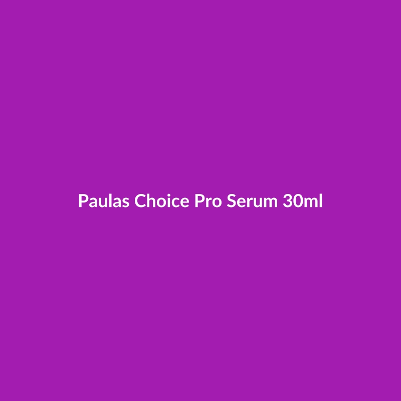 Paula's Choice Pro Serum 30ml bottle, formulated for dry skin with Niacinamide and Salicylic Acid to address pores.