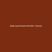 Ralph Lauren Premium Wool Polo Shirt in Charcoal for Men, Regular Fit, available in sizes XS-3XL and colors Beige, Brown, White, Navy.