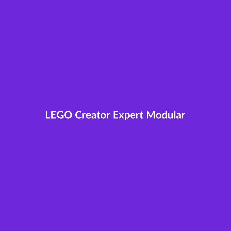 LEGO Creator Expert Modular building set with 189 pieces, ideal for children aged 6-8.