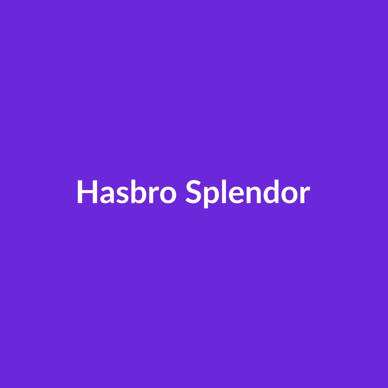 Hasbro Splendor board game box with game pieces and cards, suitable for ages 12+