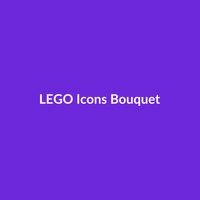 LEGO Icons Bouquet building set with 4060 pieces, featuring colorful artificial flowers.