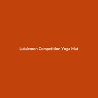 Lululemon Competition Yoga Mat in White, designed for advanced athletes in yoga, cycling, and CrossFit.