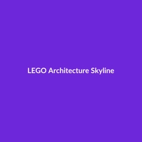 LEGO Architecture Skyline building set with 3937 pieces, showcasing famous city landmarks.