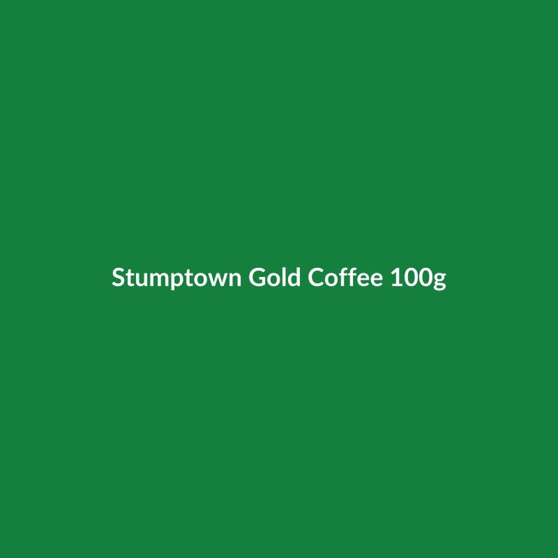 Bag of Stumptown Gold Coffee 100g, an Italian roast coffee from Organic Corner.