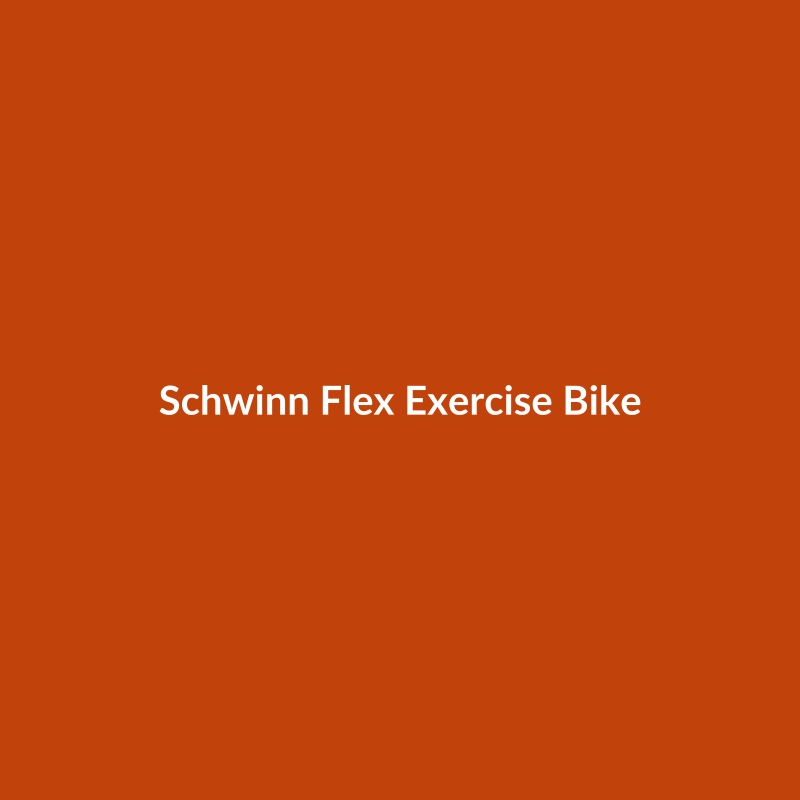 Schwinn Flex Exercise Bike in Red, White, and Orange, designed for professional fitness training.