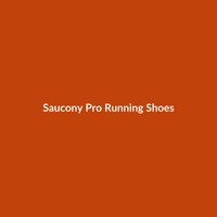 Saucony Pro Running Shoes in Red and Blue, designed for intermediate runners, available in multiple sizes.